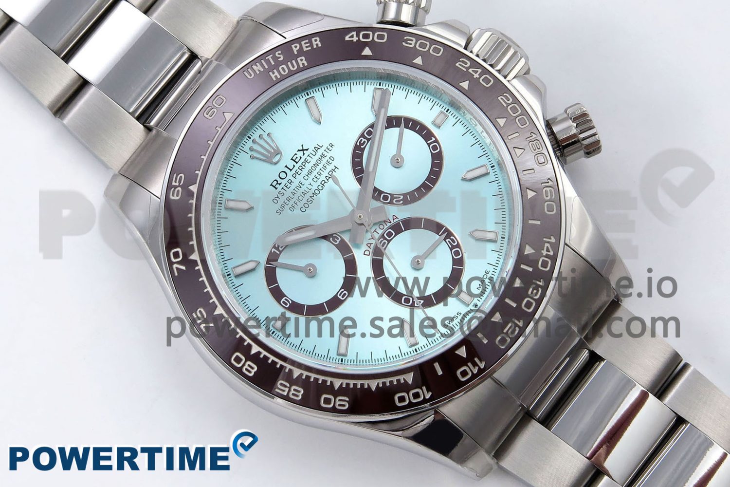 Daytona 126506 QF 1:1 Best Edition Ice Blue Dial Lume Marker on SS/YG Braclet SH4131 V5 - Image 3