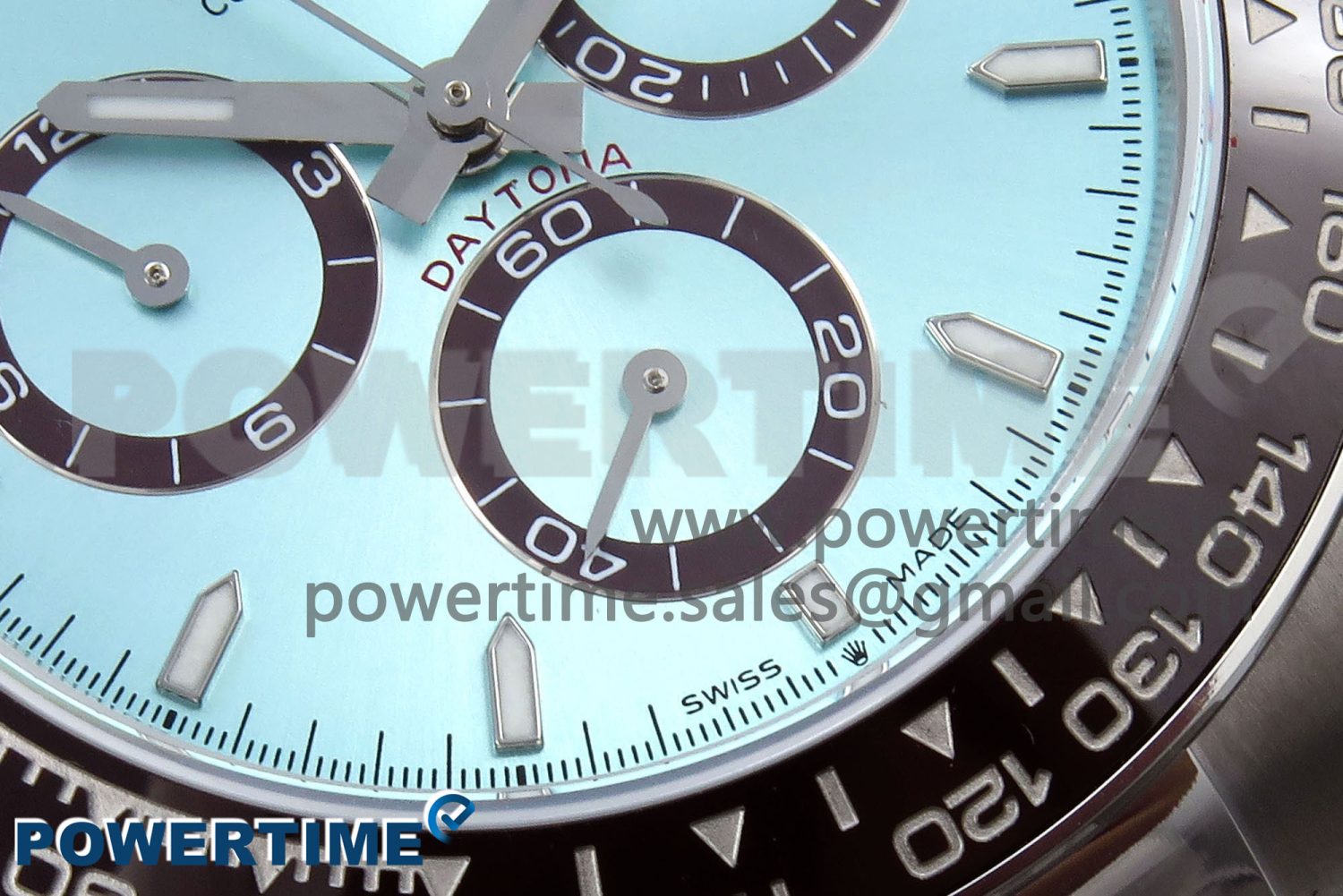 Daytona 126506 QF 1:1 Best Edition Ice Blue Dial Lume Marker on SS/YG Braclet SH4131 V5 - Image 5