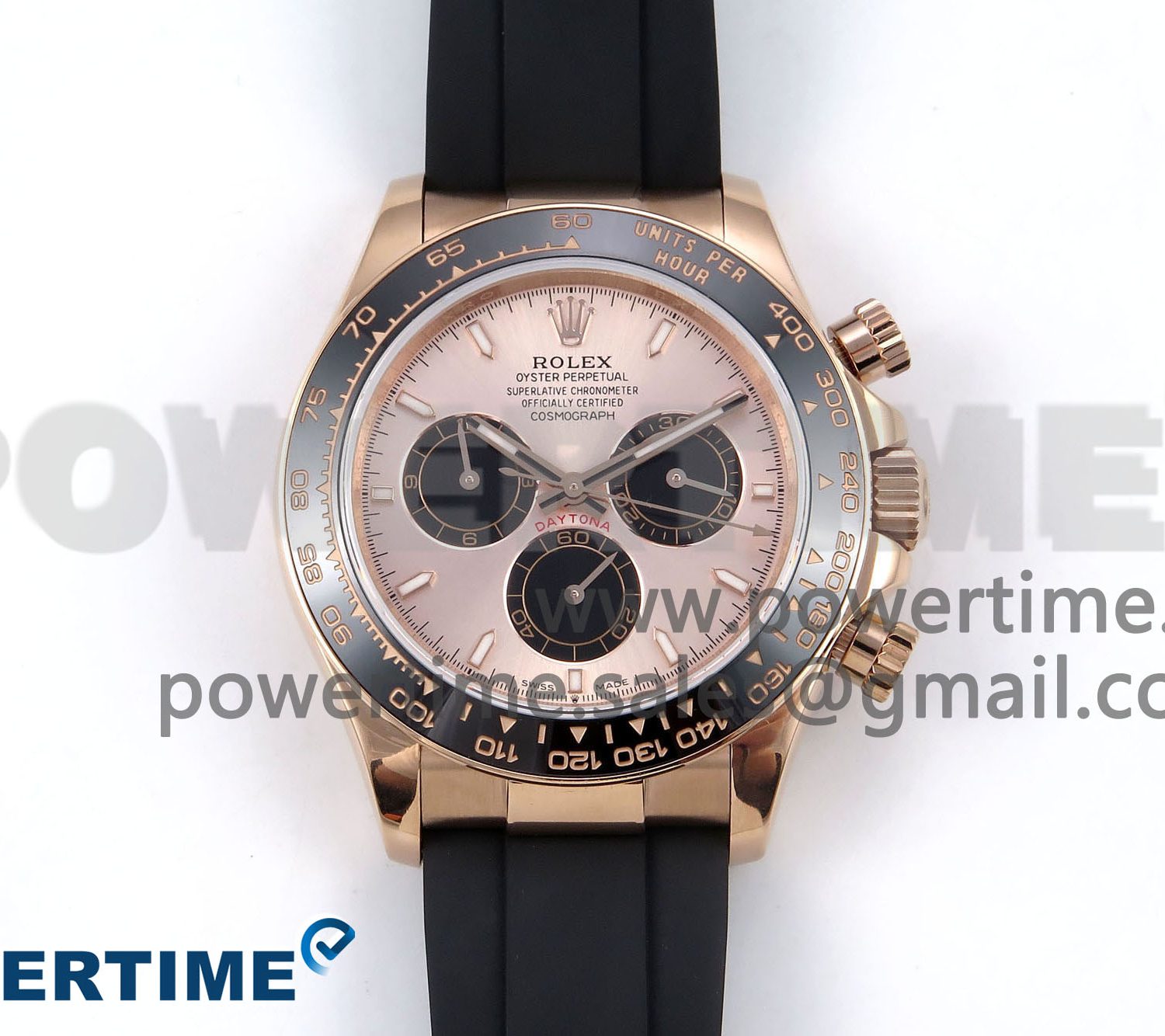 Daytona 126515 QF 1:1 Best Edition RG/Black Dial on Oysterflex Strap SH4131 V5