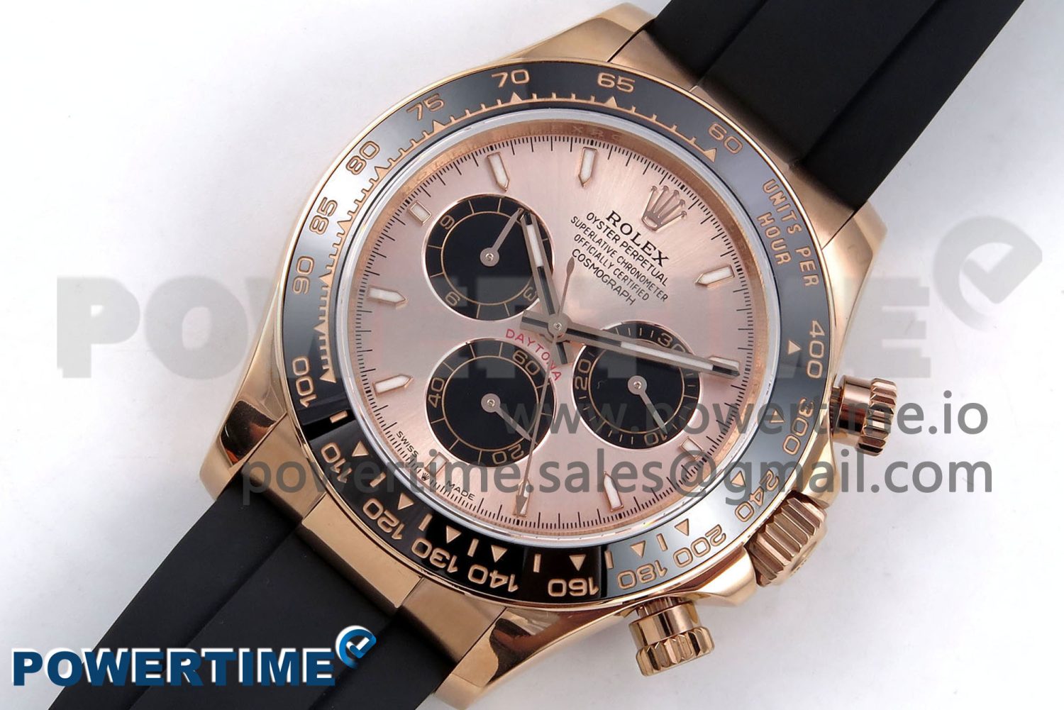 Daytona 126515 QF 1:1 Best Edition RG/Black Dial on Oysterflex Strap SH4131 V5 - Image 2