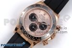 Daytona 126515 QF 1:1 Best Edition RG/Black Dial on Oysterflex Strap SH4131 V5 - Image 2