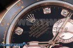 Daytona 126515 QF 1:1 Best Edition Black/RG Diamonds Dial on Oysterflex Strap SH4131 V5 - Image 4