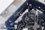 RM035-02 Transparent RMF 1:1 Best Edition Skeleton Dial on White Rubber Strap RMAL1 - Image 4