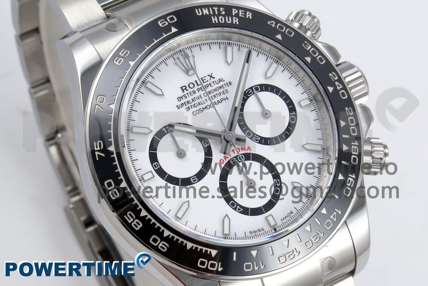Daytona 126500 APSF 1:1 Best Edition 904L Steel White Dial on SS Braclet SH4131 - Image 2
