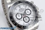 Daytona 126500 APSF 1:1 Best Edition 904L Steel White Dial on SS Braclet SH4131 - Image 2