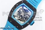 RM055 NTPT ZF 1:1 Best Edition Blue Bezel Blue Crown on Rubber Strap RMUL2 Super Clone - Image 2