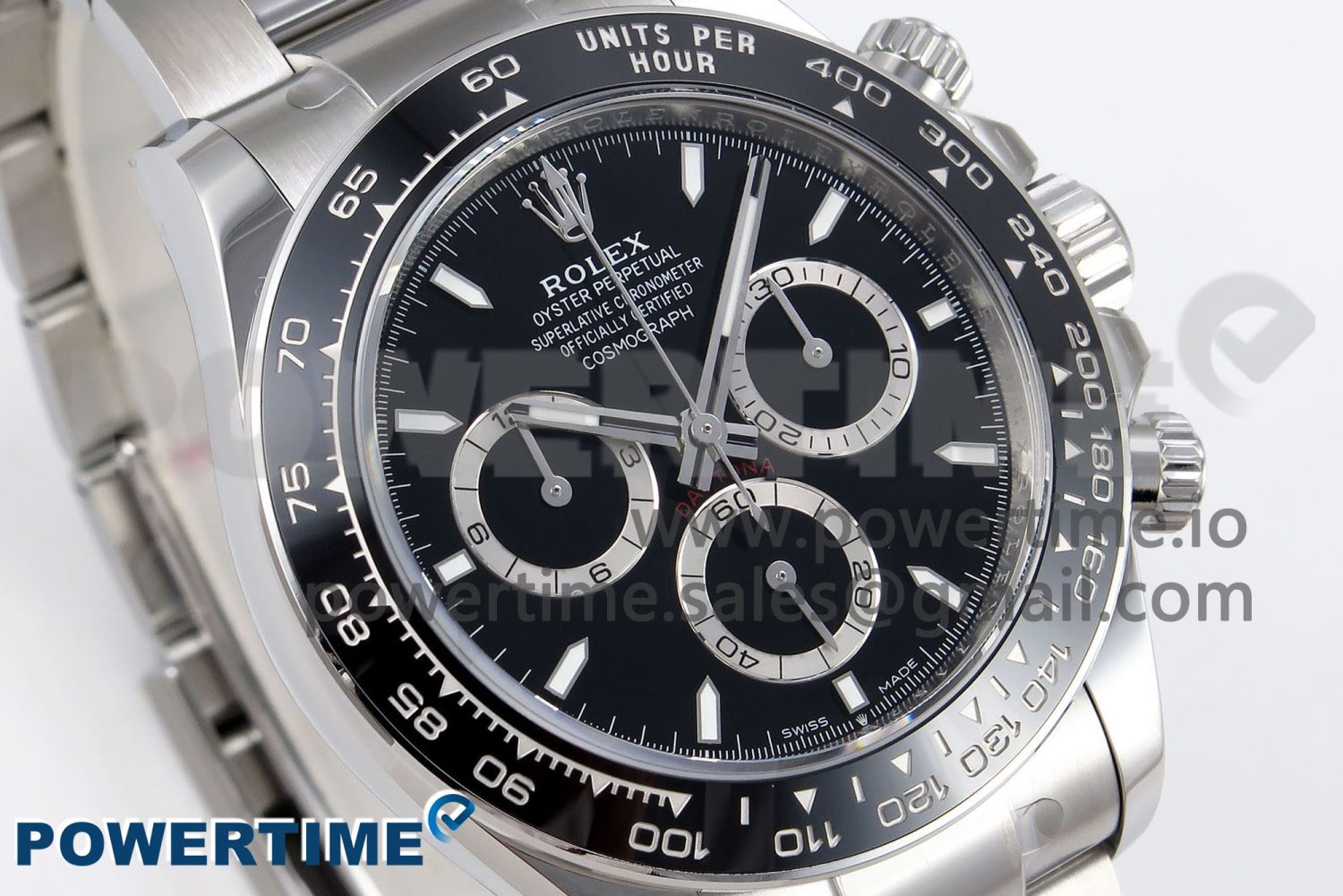 Daytona 126500 APSF 1:1 Best Edition 904L Steel Black Dial on SS Braclet SH4131 - Image 3