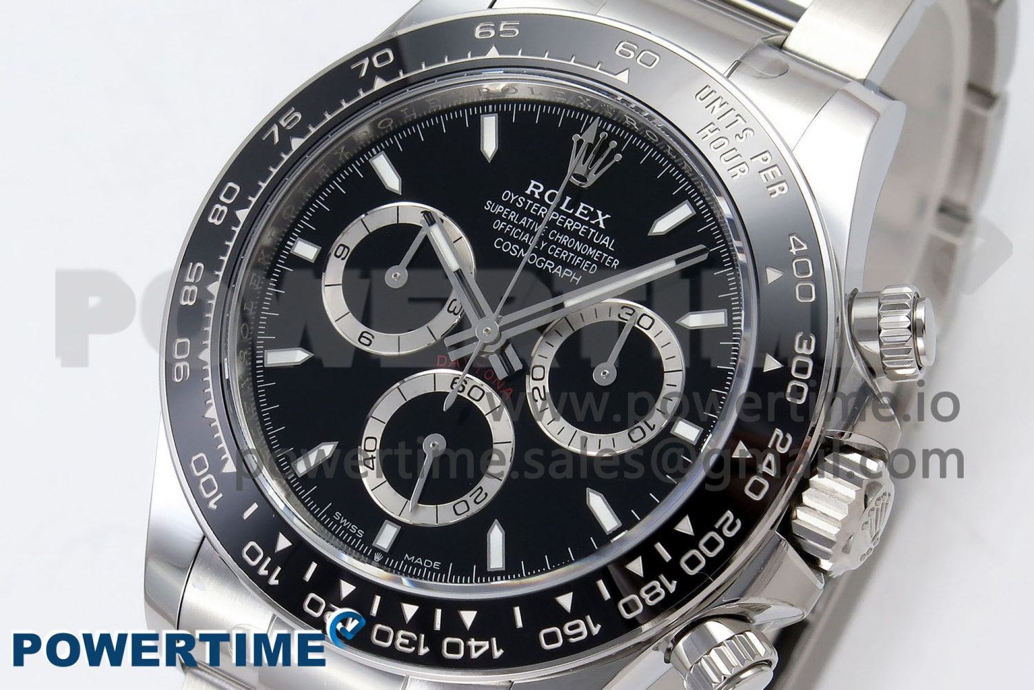 Daytona 126500 APSF 1:1 Best Edition 904L Steel Black Dial on SS Braclet SH4131 - Image 2