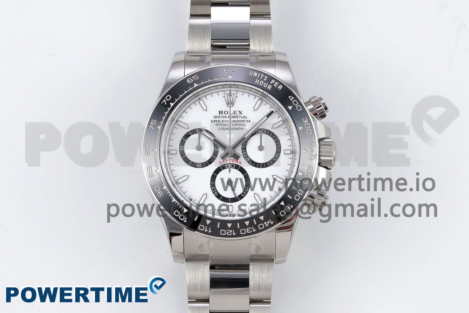 Daytona 126500 APSF 1:1 Best Edition 904L Steel White Dial on SS Braclet SH4131 - Image 1