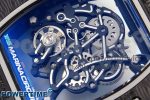 RM055 NTPT ZF 1:1 Best Edition Blue Bezel White Crown on Rubber Strap RMUL2 Super Clone - Image 11