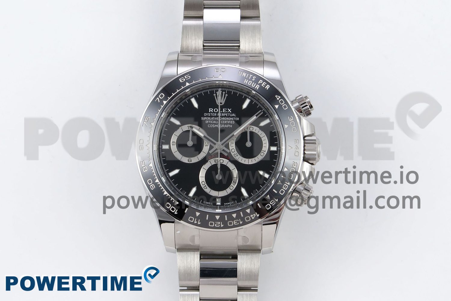 Daytona 126500 APSF 1:1 Best Edition 904L Steel Black Dial on SS Braclet SH4131 - Image 1