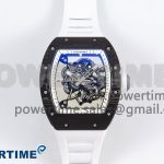 RM055 NTPT/Ti ZF 1:1 Best Edition White Bezel White Crown on Rubber Strap RMUL2 Super Clone