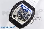 RM055 NTPT/Ti ZF 1:1 Best Edition White Bezel White Crown on Rubber Strap RMUL2 Super Clone - Image 2