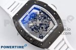 RM055 NTPT/Ti ZF 1:1 Best Edition White Bezel White Crown on Rubber Strap RMUL2 Super Clone - Image 3