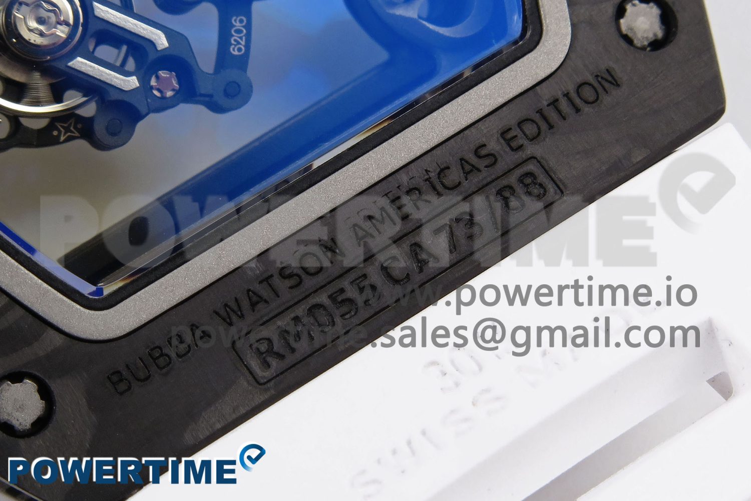 RM055 NTPT/Ti ZF 1:1 Best Edition White Bezel White Crown on Rubber Strap RMUL2 Super Clone - Image 5