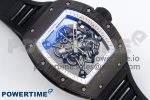 RM055 NTPT/Ti ZF 1:1 Best Edition White Bezel Black Crown on Rubber Strap RMUL2 Super Clone - Image 3