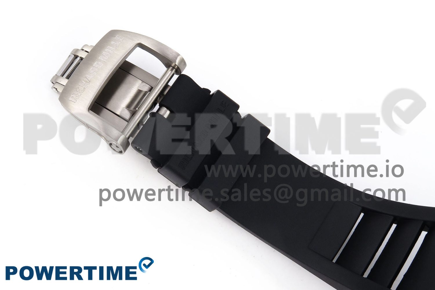 RM055 NTPT/Ti ZF 1:1 Best Edition Black Bezel Black Crown on Rubber Strap RMUL2 Super Clone - Image 12