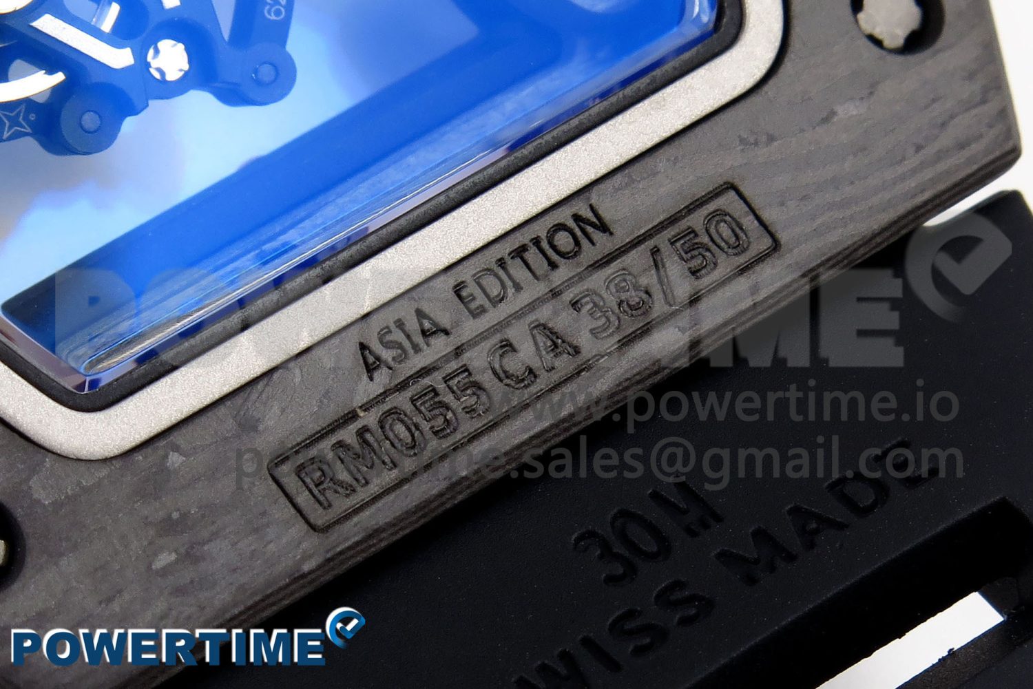 RM055 NTPT ZF 1:1 Best Edition Gold Bezel Black Crown on Rubber Strap RMUL2 Super Clone - Image 5
