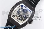 RM055 NTPT/Ti ZF 1:1 Best Edition White Bezel Black Crown on Rubber Strap RMUL2 Super Clone - Image 2