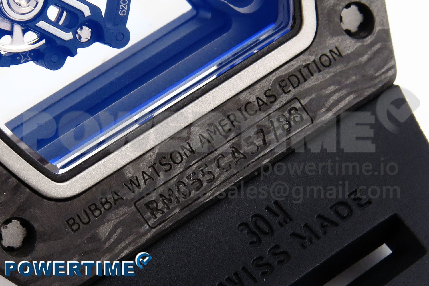 RM055 NTPT/Ti ZF 1:1 Best Edition White Bezel Black Crown on Rubber Strap RMUL2 Super Clone - Image 5