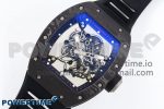 RM055 NTPT/Ti ZF 1:1 Best Edition Black Bezel Black Crown on Rubber Strap RMUL2 Super Clone - Image 2