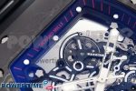 RM055 NTPT/Ti ZF 1:1 Best Edition Black Bezel Black Crown on Rubber Strap RMUL2 Super Clone - Image 9