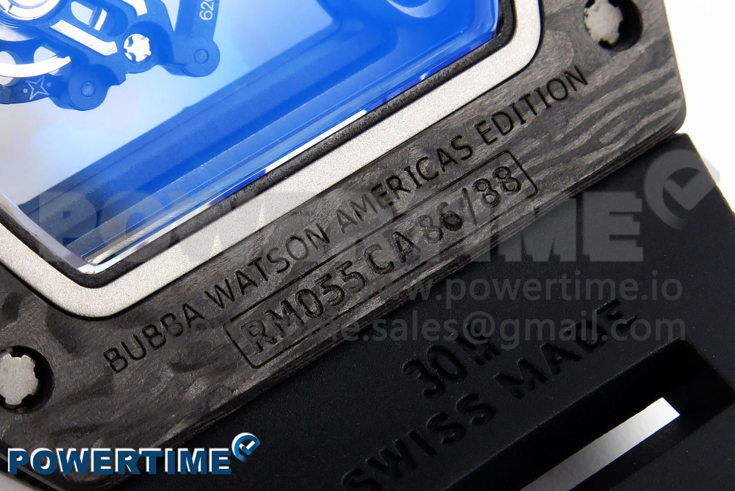 RM055 NTPT/Ti ZF 1:1 Best Edition Black Bezel Black Crown on Rubber Strap RMUL2 Super Clone - Image 5