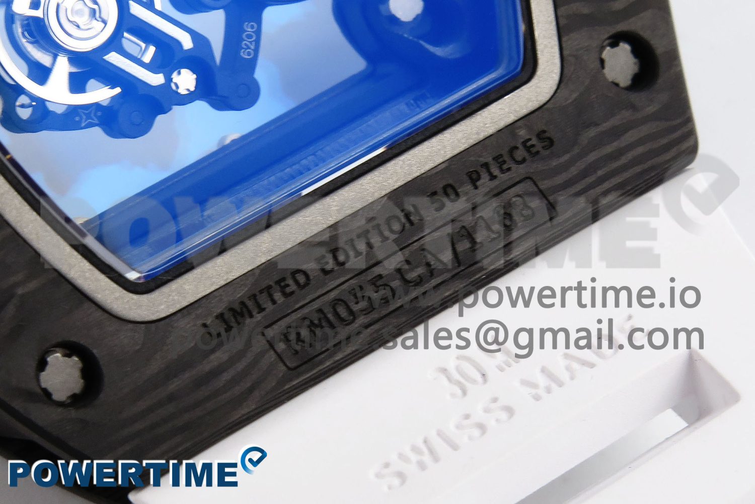 RM055 NTPT ZF 1:1 Best Edition White Bezel Red Crown on White Rubber Strap RMUL2 Super Clone - Image 5