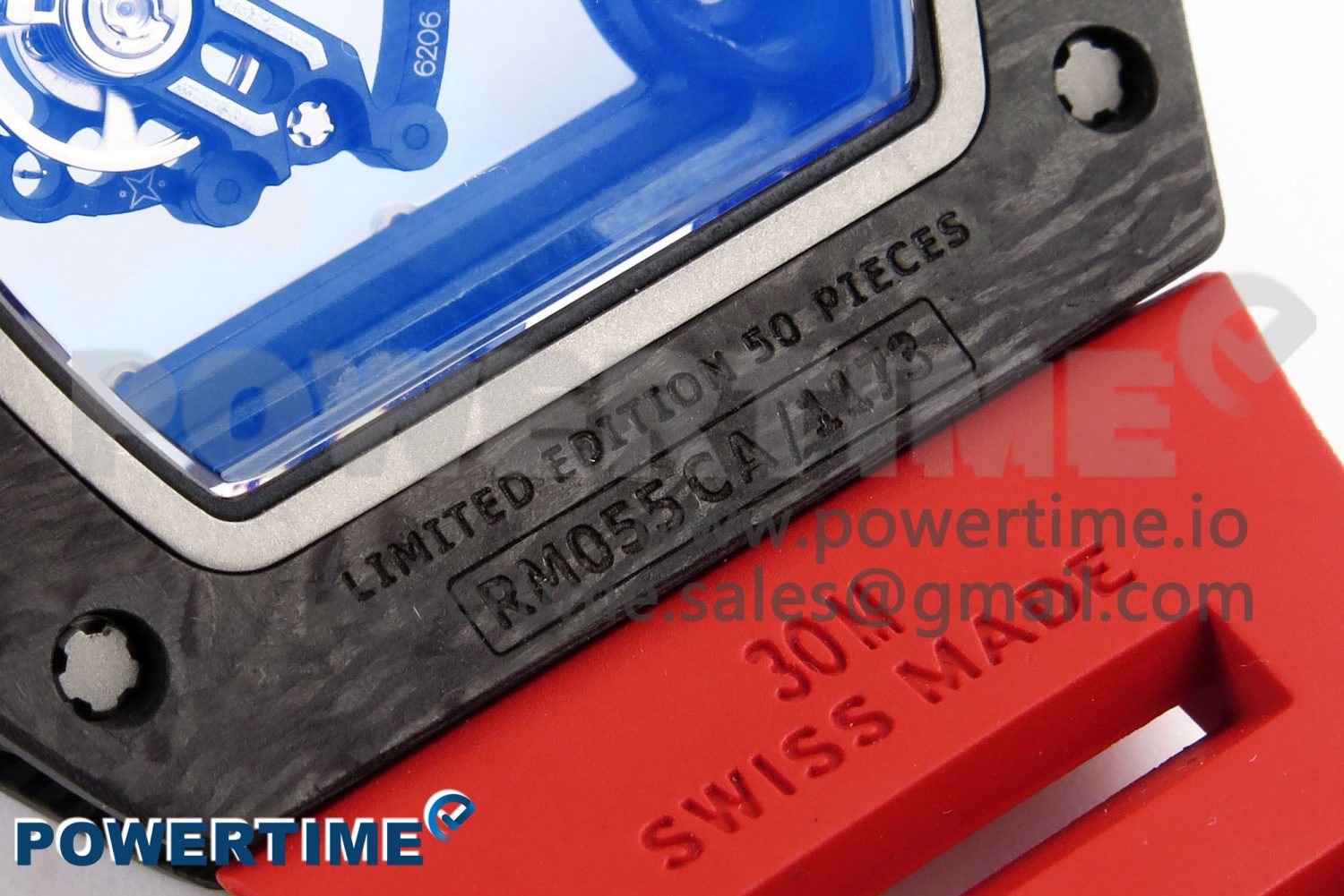 RM055 NTPT ZF 1:1 Best Edition White Bezel Red Crown on Red Rubber Strap RMUL2 Super Clone - Image 14