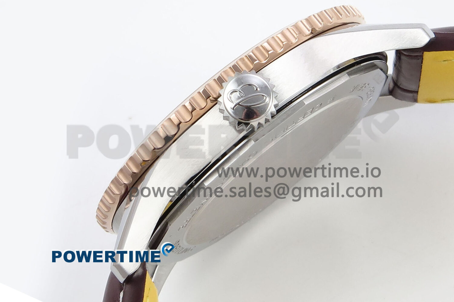 Navitimer Automatic 41mm SS/RG TF 1:1 Best Edition White Dial on Brown Leather Strap A2824 - Image 7