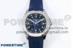 Aquanaut 5168G SS ZF 1:1 Best Edition Blue Dial on Blue Rubber Strap 330CS V2