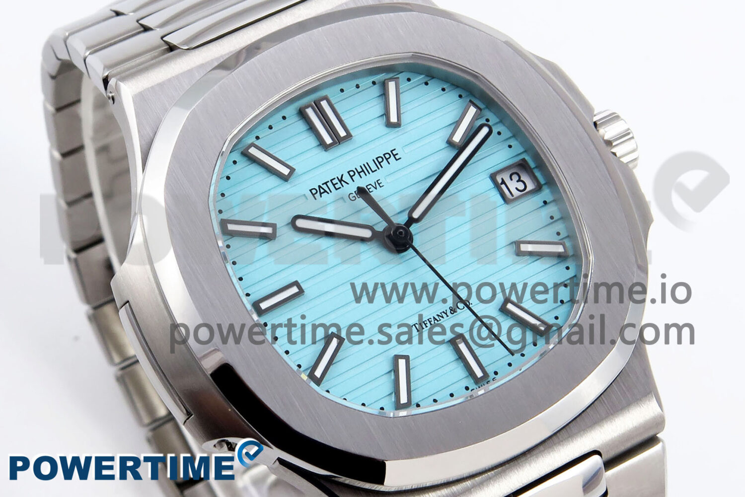 Nautilus 5711 3KF 1:1 Best Edition Tiffany Blue Dial on SS Bracelet A324 Super Clone V2 - Image 2