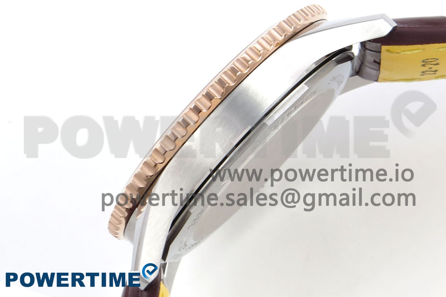 Navitimer Automatic 41mm SS/RG TF 1:1 Best Edition White Dial on Brown Leather Strap A2824 - Image 6