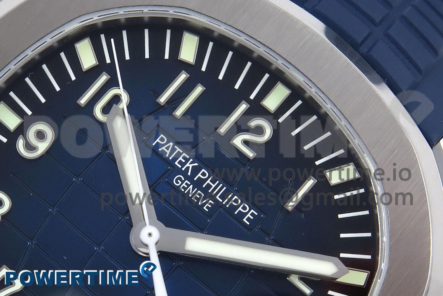 Aquanaut 5168G SS ZF 1:1 Best Edition Blue Dial on Blue Rubber Strap 330CS V2 - Image 4