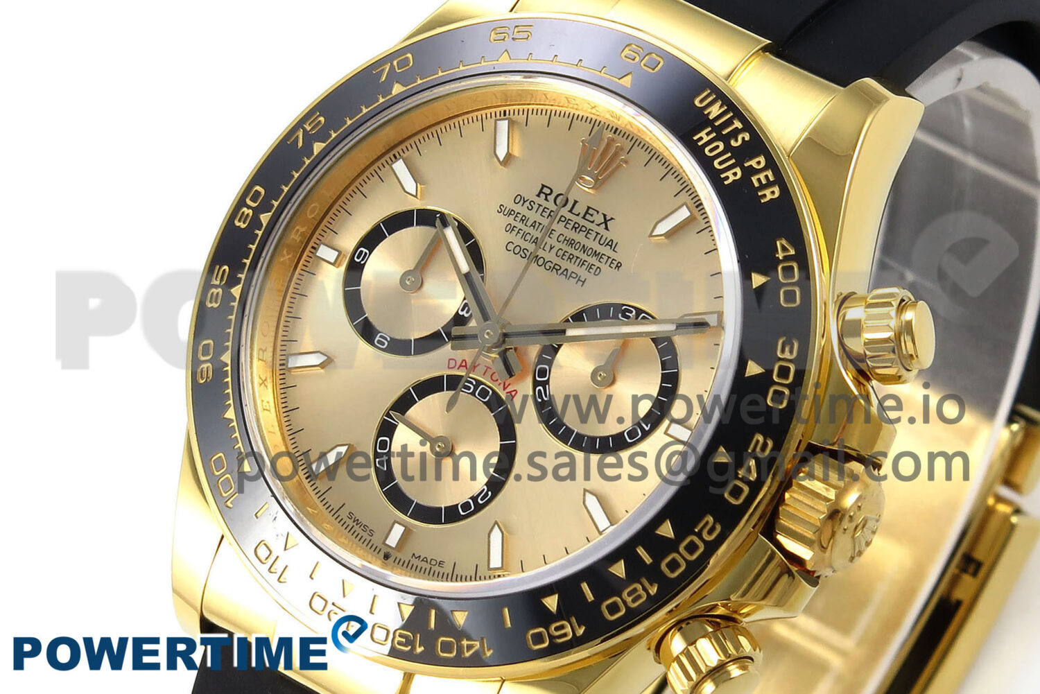 Daytona 126518 APSF 1:1 Best Edition YG Dial on Oysterflex Strap SH4131 (Gain Weight) - Image 2
