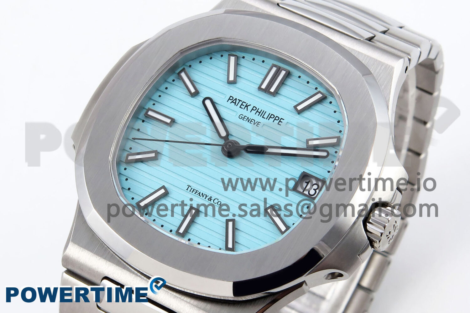 Nautilus 5711 3KF 1:1 Best Edition Tiffany Blue Dial on SS Bracelet A324 Super Clone V2 - Image 3
