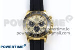 Daytona 116518 LN ZF 1:1 Best Edition YG/Black Dial on Oysterflex Strap SH4130 (Gain Weight)