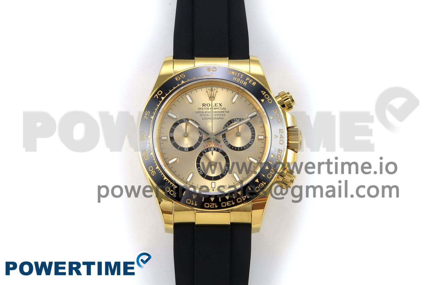 Daytona 126518 APSF 1:1 Best Edition YG Dial on Oysterflex Strap SH4131 (Gain Weight) - Image 1