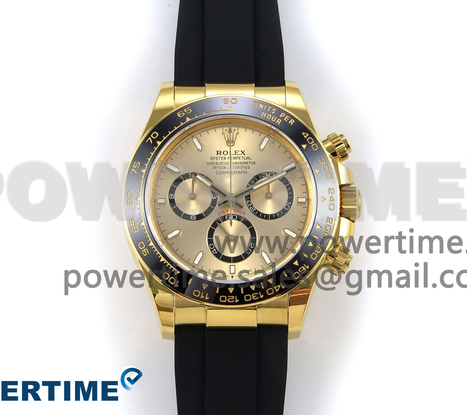 Daytona 126518 APSF 1:1 Best Edition YG Dial on Oysterflex Strap SH4131 (Gain Weight)