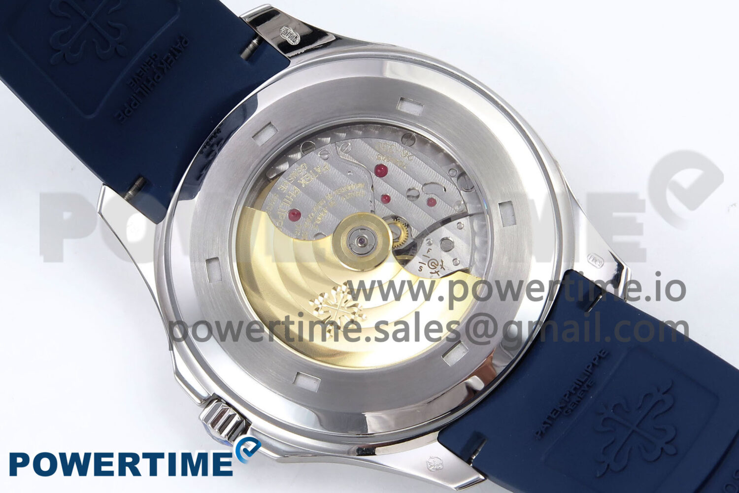 Aquanaut 5168G SS ZF 1:1 Best Edition Blue Dial on Blue Rubber Strap 330CS V2 - Image 8
