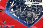 RM035-02 Red NTPT ZF 1:1 Best Edition Skeleton Dial on Red Rubber Strap RMAL1 Super Clone V6 - Image 5