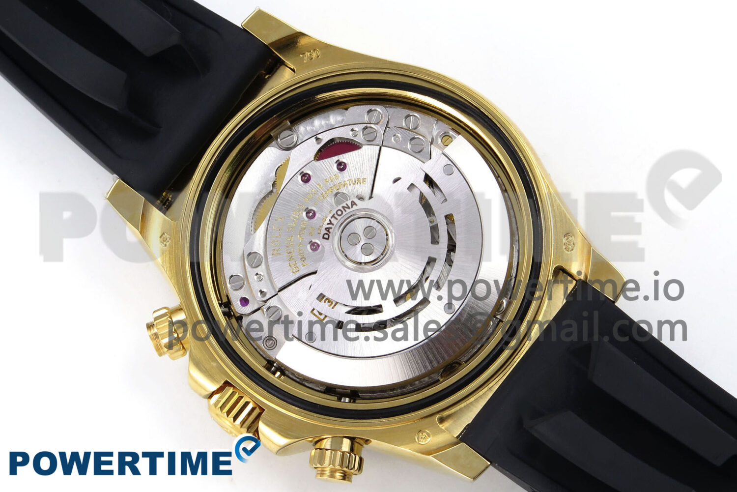 Daytona 116518 LN ZF 1:1 Best Edition YG/Black Dial on Oysterflex Strap SH4130 (Gain Weight) - Image 9
