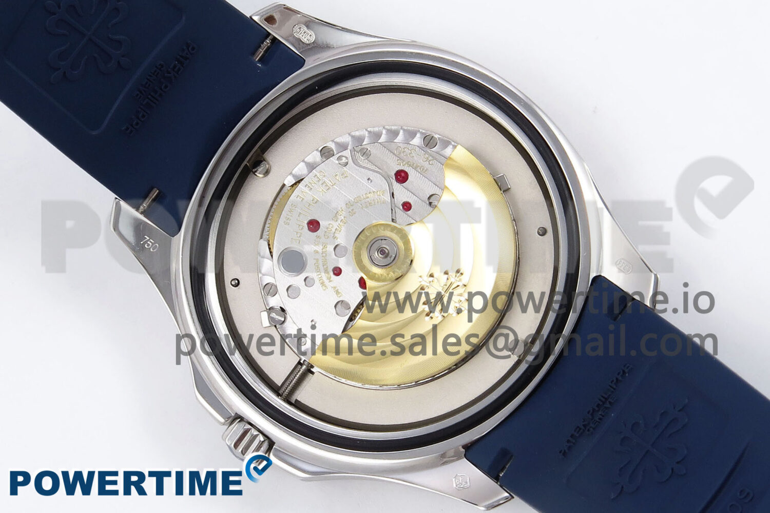 Aquanaut 5168G SS ZF 1:1 Best Edition Blue Dial on Blue Rubber Strap 330CS V2 - Image 9