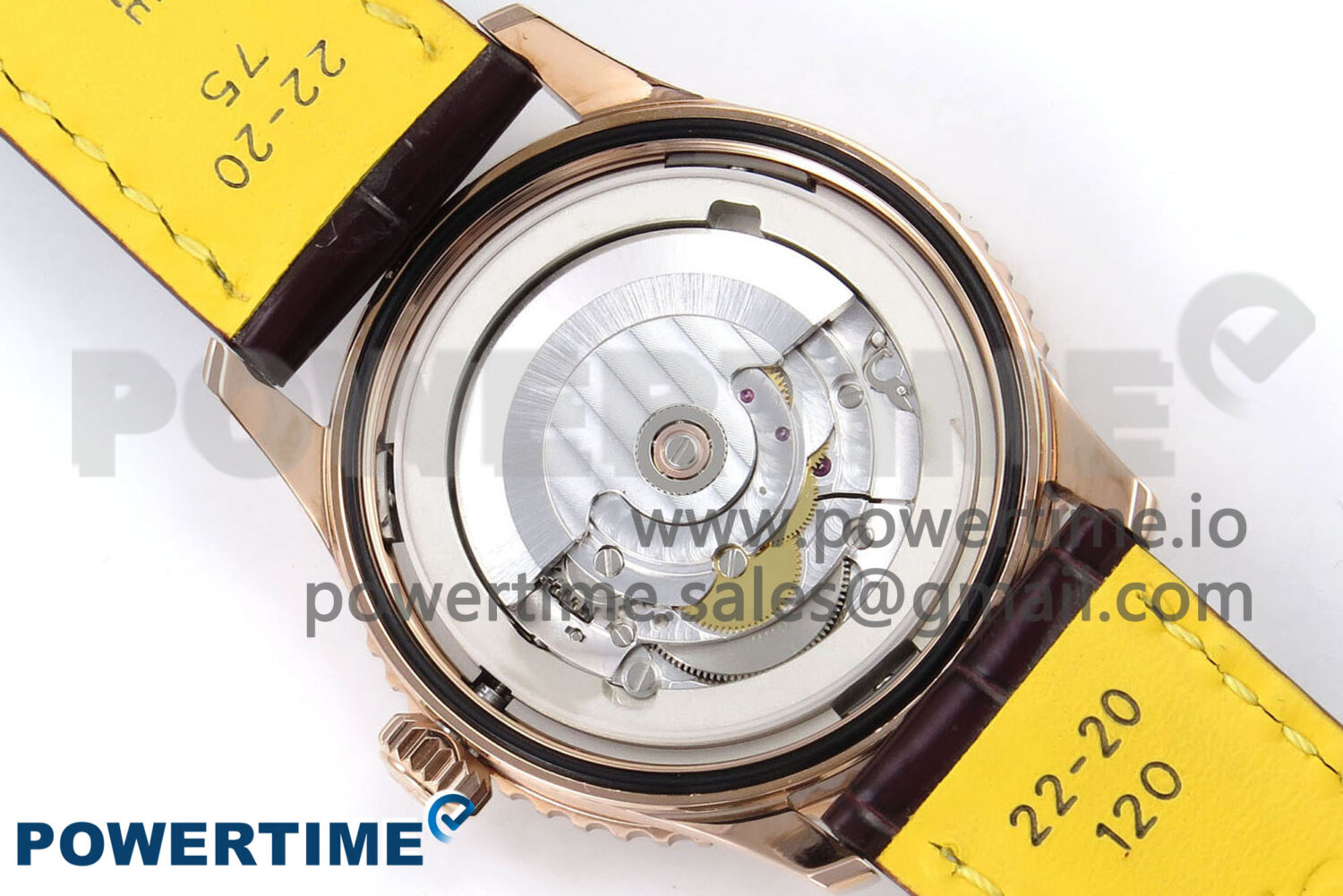 Navitimer Automatic 41mm RG TF 1:1 Best Edition White Dial on Brown Leather Strap A2824 - Image 10