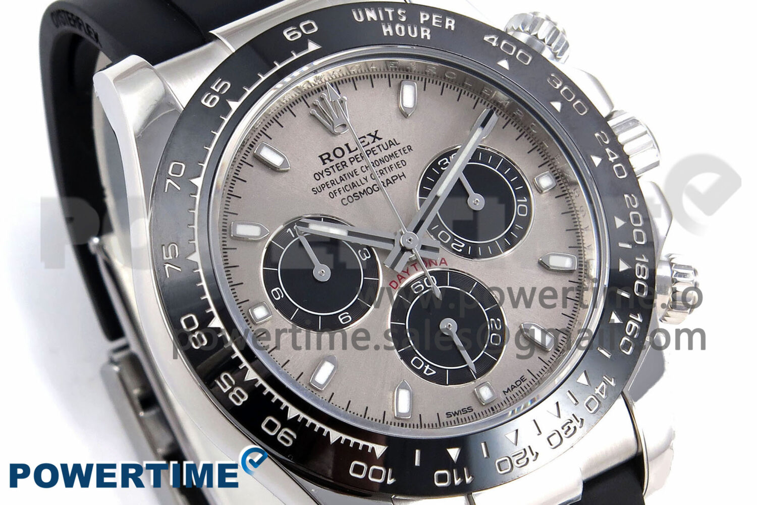 Daytona 116519 LN ZF 1:1 Best Edition Gray Dial on Oysterflex Strap SH4130 (Gain Weight) - Image 3