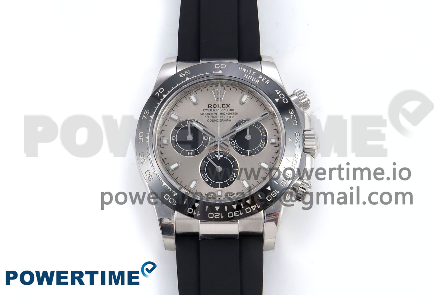Daytona 116519 LN ZF 1:1 Best Edition Gray Dial on Oysterflex Strap SH4130 (Gain Weight) - Image 1