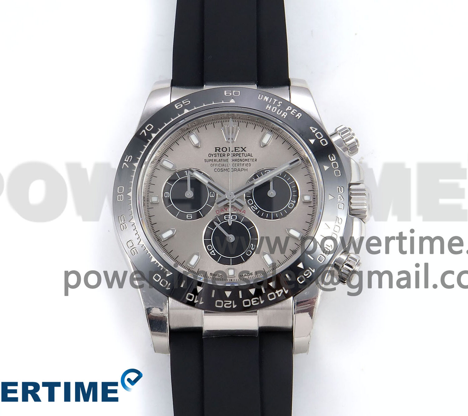 Daytona 116519 LN ZF 1:1 Best Edition Gray Dial on Oysterflex Strap SH4130 (Gain Weight)