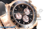 Daytona 126515 QF 1:1 Best Edition Black/RG Dial on Oysterflex Strap SH4131 V6 (Weighted) - Image 3