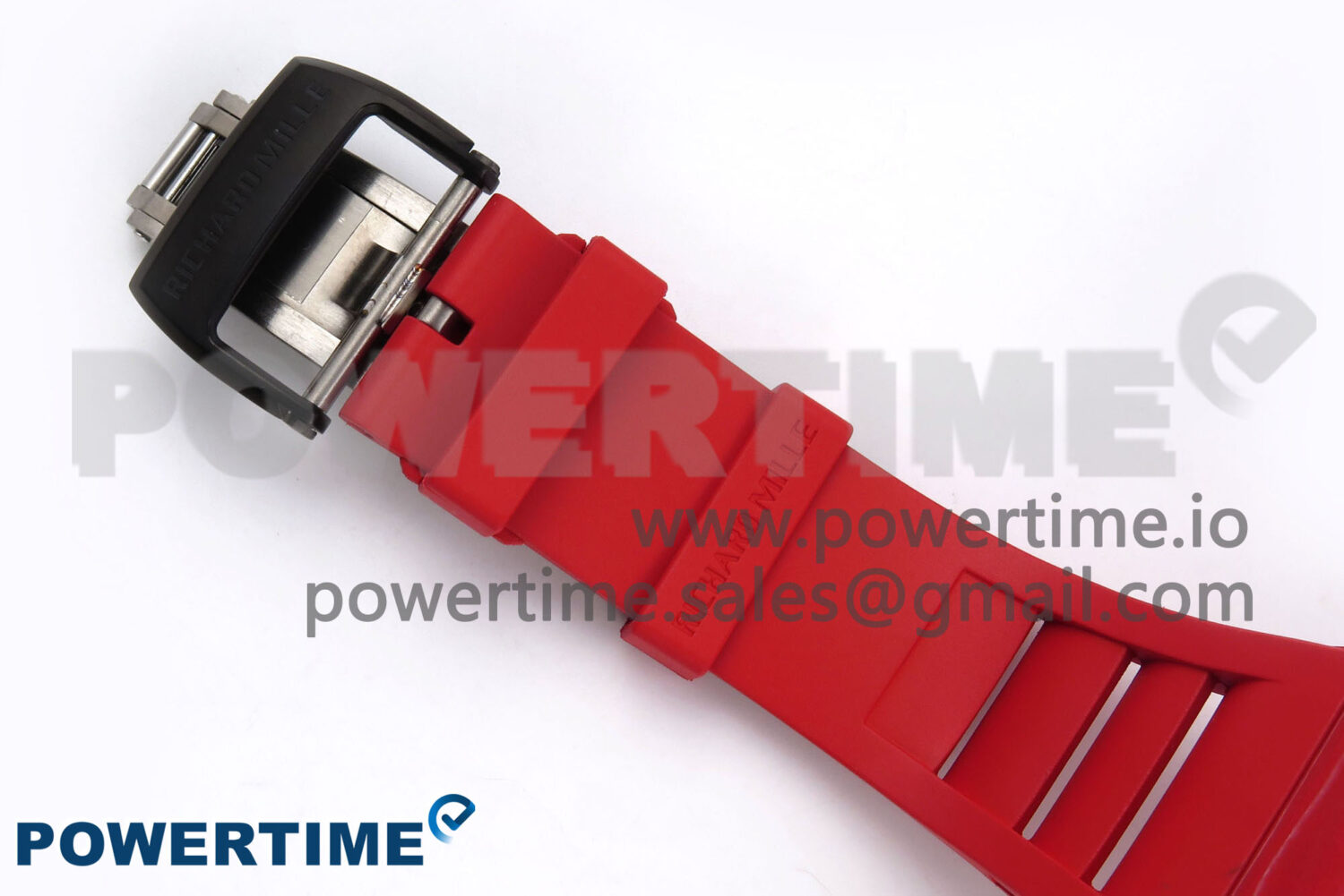 RM035-02 Red NTPT ZF 1:1 Best Edition Skeleton Dial on Red Rubber Strap RMAL1 Super Clone V6 - Image 12