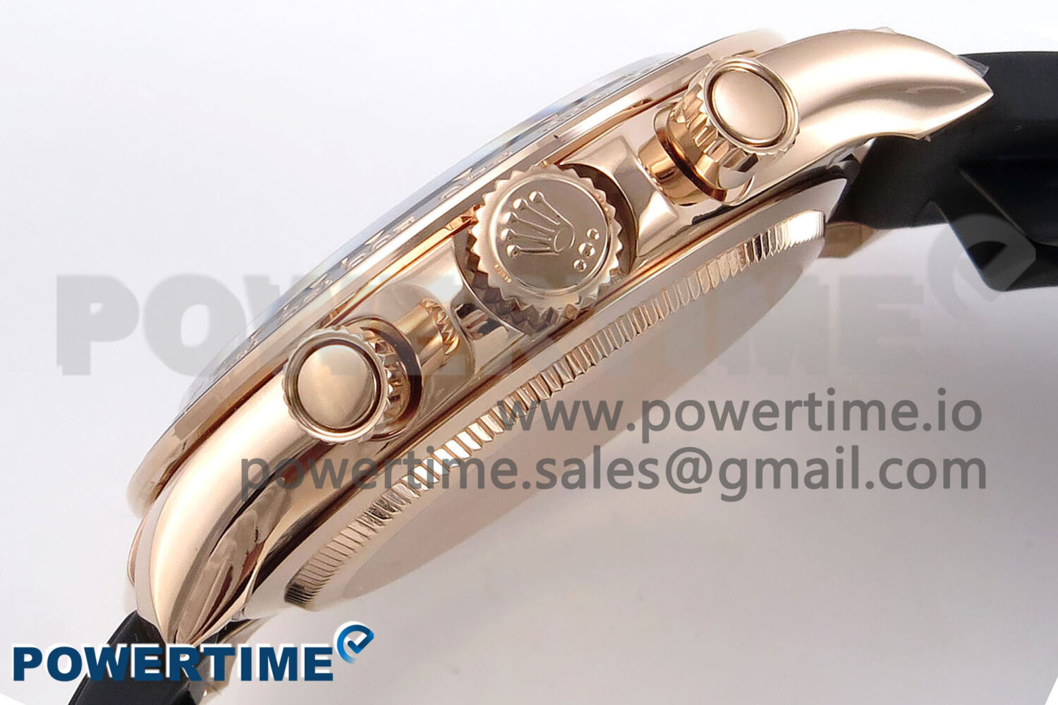 Daytona 126515 QF 1:1 Best Edition Black/RG Diamonds Dial on Oysterflex Strap SH4131 V6 (Weighted) - Image 7